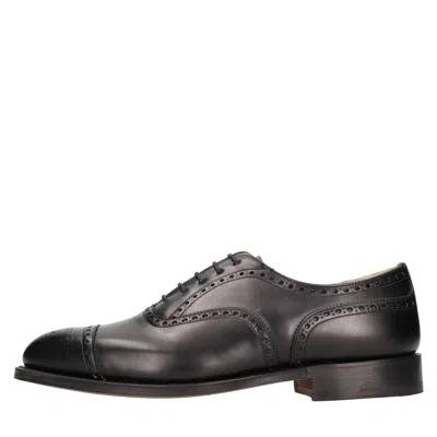 Church's Flat Shoes Black In Nero Scuri