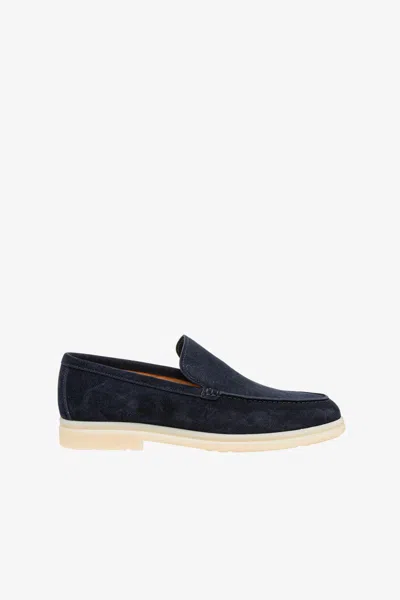 Church's Greenfield - Soft Suede Loafer In Blue