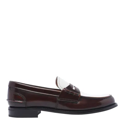 Church's Pembrey W5 Leather Loafers In Brown