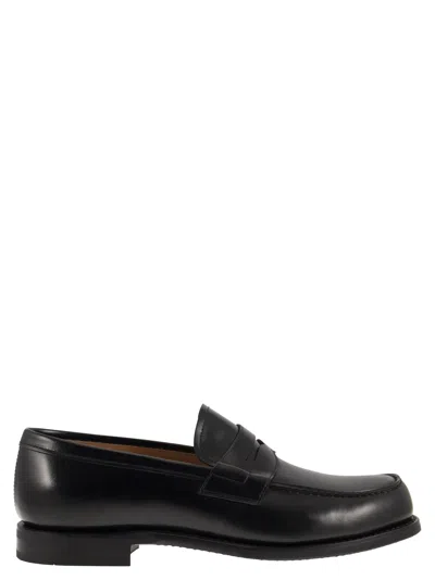 Church's Loafers Churchs Tunbridge Loafer In Brushed Leather In Brown