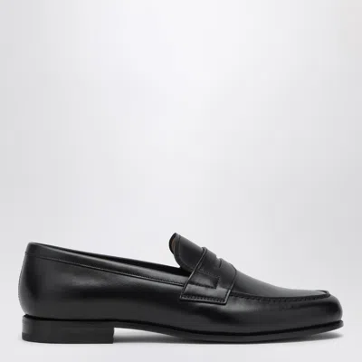 CHURCH'S CHURCH'S HESWALL MOCCASIN IN BLACK LEATHER