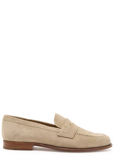 Church's Heswall Suede Loafers In Neutral