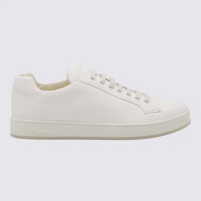 Church's Ivory Leather Sneakers In White