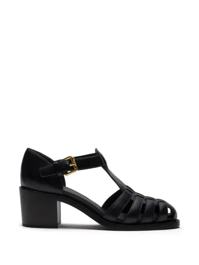 Church's Kelsey Leather Sandals In Black