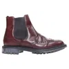 Church's Ketsby Perforated Polished Chelsea Boots In Red
