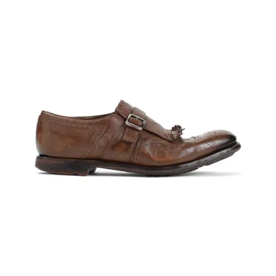 Church's Shanghai Vintage Leather Loafers In Brown