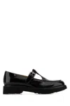Church's Black Leather Nadine Mock Strap Shoes In Black