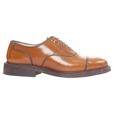 Pre-owned Church's Lancaster Polished Binder Leather Welted Oxford Loafer Shoes Uk5 Eu39 In Brown