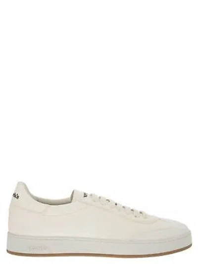 Pre-owned Church's Largs - Suede And Deerskin Sneaker In White
