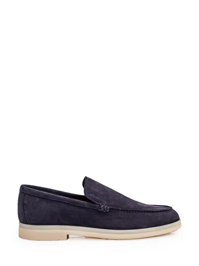 Church's Leather Moccasin In Blue