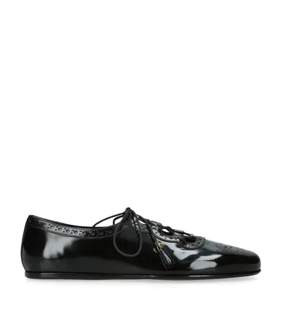 Church's Leather Rhea Brogue Shoes In Black