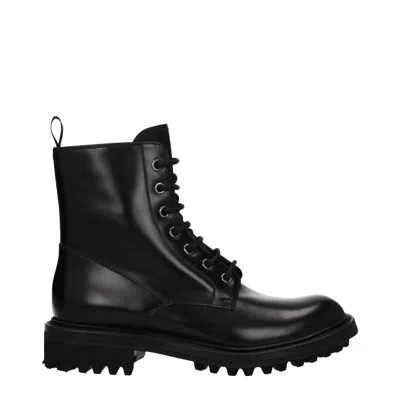 Church's Leather Women's Ankle In Black