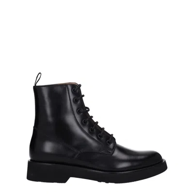 Church's Leather Women's Ankle In Black