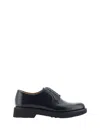 Church's Woman Lace-up Shoes Midnight Blue Size 4.5 Leather In Black