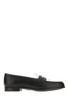 Church's Dark Blue And White Leather Loafers In Multi