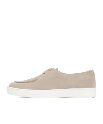 Church's Logo Embossed Lace-up Sneakers In Nude