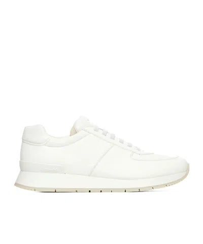 Church's Logo Embossed Lace-up Sneakers In White