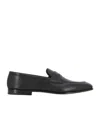 Church's Logo-debossed Leather Loafers In Black