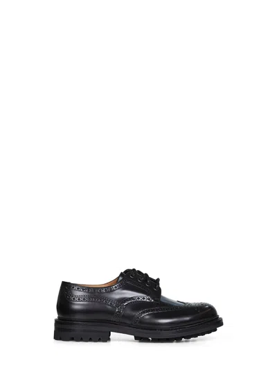 Church's Longwing Brogue Derby Shoe In Black