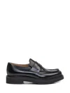 Church's Black Leather Loafers In Black