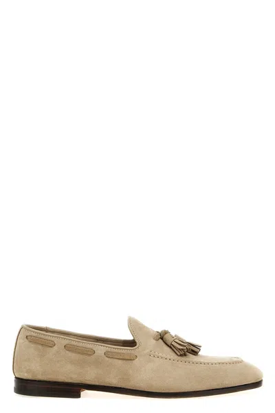 Church's Men Beige Suede Maidstone Loafers In Neutral