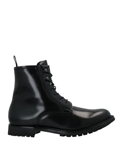 Church's Man Ankle Boots Black Size 8 Calfskin