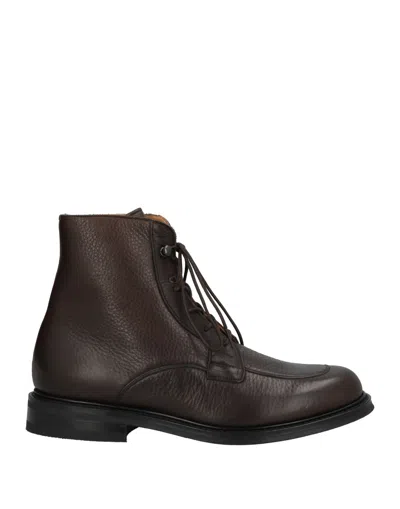 Church's Man Ankle Boots Dark Brown Size 7.5 Leather