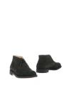 Church's Man Ankle Boots Dark Green Size 6.5 Leather