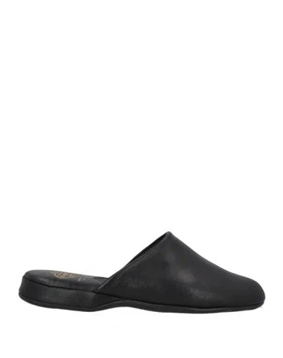 Church's Man House Slipper Black Size 8 Leather