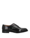 Church's Black Leather Lace Up Shoes In Black