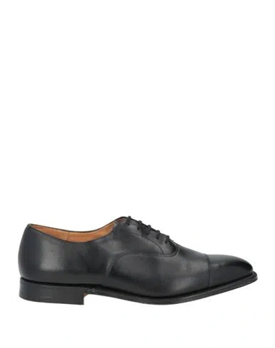 Church's Man Lace-up Shoes Black Size 10 Leather