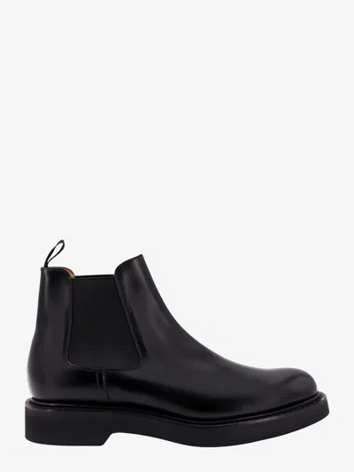 Church's Leicester Leather Ankle Boots In Black
