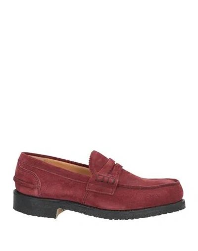 Church's Man Loafers Brick Red Size 8.5 Leather