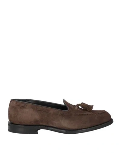Church's Man Loafers Dark Brown Size 8.5 Calfskin