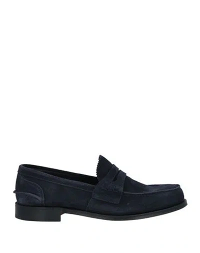 Church's Man Loafers Midnight Blue Size 8.5 Leather