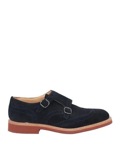 Church's Man Loafers Midnight Blue Size 8.5 Leather