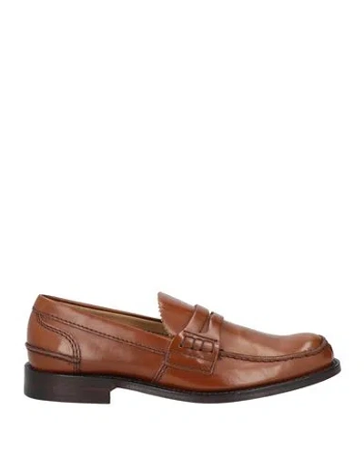 Church's Man Loafers Mustard Size 8 Leather In Yellow