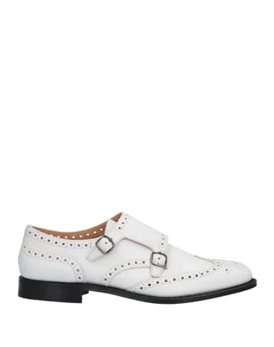Church's Man Loafers White Size 11 Soft Leather