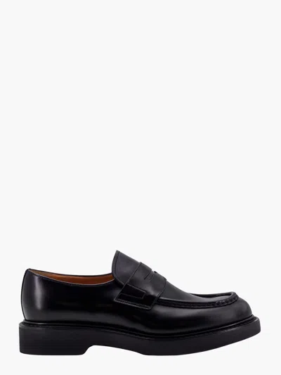 Church's Panelled Leather Loafers In Black