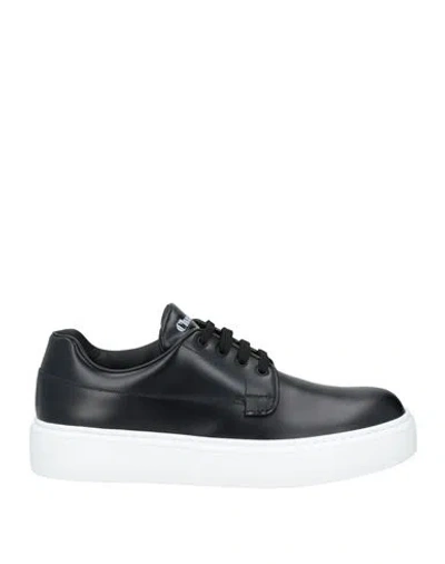 Church's Man Sneakers Black Size 8.5 Textile Fibers