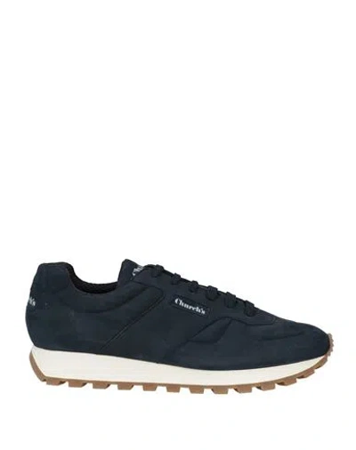 Church's Man Sneakers Midnight Blue Size 7.5 Leather