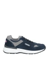 Church's Man Sneakers Navy Blue Size 9 Soft Leather, Textile Fibers