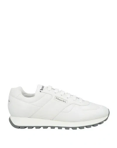 Church's Man Sneakers White Size 8 Leather