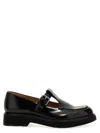 Church's Black Leather Nadine Mock Strap Shoes In Black