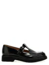 Church's Black Leather Nadine Mock Strap Shoes In Black