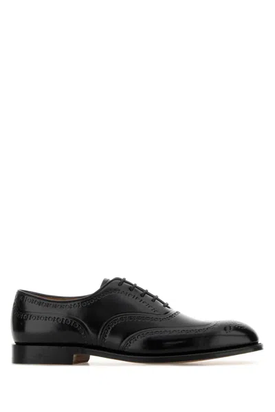 Church's Men Black Leather Chetwynd Lace-up Shoes