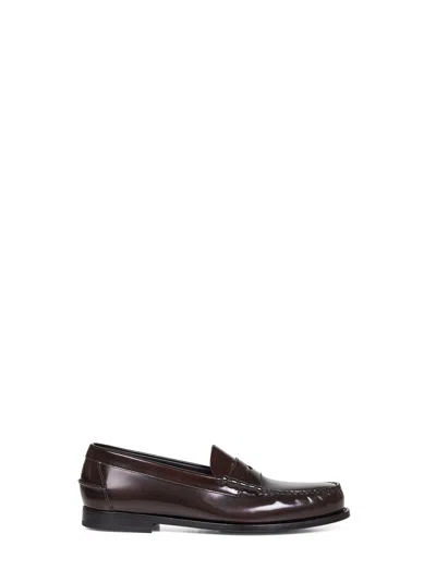 Church's Leather Penny Loafers In Brown