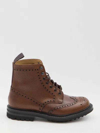 Church's Men Mc Farlane Lw Lace-up Boot Brogue In Brown