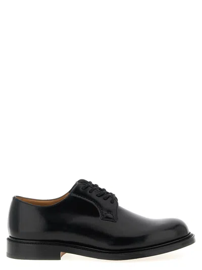 Church's Leather Derby Shoes In Black