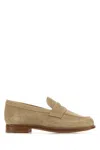 Church's Dove Grey Suede Heswall W Loafers In Grey